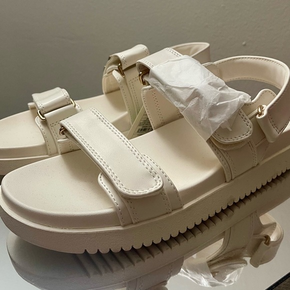 Target A New Day Stylish Cream Sandals - Picture 1 of 4
